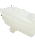 Ready To Bolt On Straight Forward Coolant Reservoir Bottle Direct Swap Overflow Tank For 2004-2015 Nissan Titan Full Size Pickup, clear plastic tank.