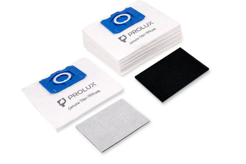 Six Pack HEPA Vacuum Bags And Two Post Filters For Tritan Series Vacuums A Top Notch Replacement Set shown in detailed view