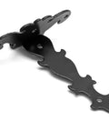 Black decorative T strap hinge for barn doors, furniture and cabinets, 4 Pcs T Strap Hinges Black Decorative Door Hinges For Barn Doors