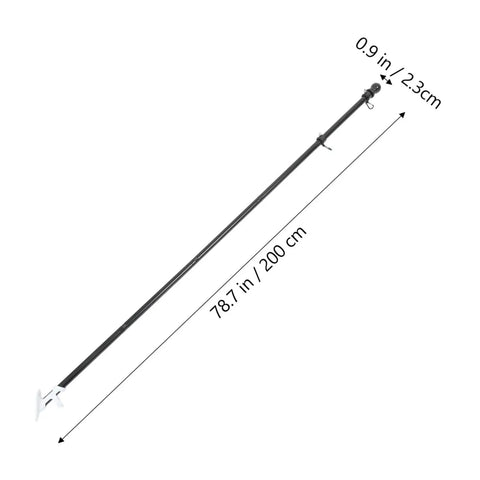 Weather Resistant Outdoor Flag Pole Kit With Bracket For Gardens Porches And Backyards Rotating Flagpole Holder For Most Flags Durable Construction For Windy Days Easy Mount And Stable All Weather Flag Pole System