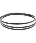 Image of Three Piece 93-1/2 Inch Wood Bandsaw Blades Set For Fourteen Inch Saws Includes Half Inch 6TPI Blade, Eighth Inch 14TPI Scroll Blade, And Quarter Inch 6TPI Blade For Resawing, Rip And Curve Cuts, All In One Pack For Delta And Grizzly Style Saws
