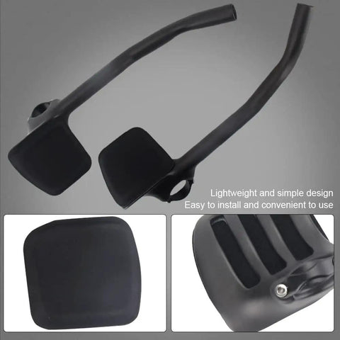 Clip On Aero Bars For Triathlon Bikes Carbon Fiber Handlebar Extender 360mm Ultra Light 350g 31.8mm Clamp TT Rest Bar Angles
