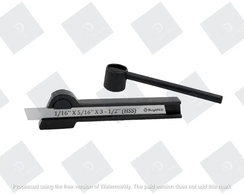 Built Different Hss Lathe Parting Tool Holder With Thick Steel Blades For Smooth Grooving And Precision Cutting In Any Small Machine Shop Project Setup