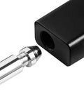 Trailer Hitch Receiver Lock Padlock Style With Swivel Head Five Eighths Inch Bent Pin Fits Class Three And Four Two And A Half Inch Receivers Ideal For Bike Rack Tray Ball Mount Tow Truck Car Boat RV Lock It Down close-up