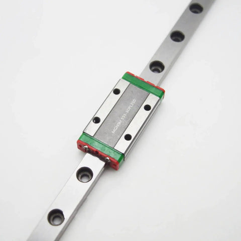 MGN7H Linear Guide Rail and Carriage Set for CNC Machines and 3D Printers, Heavy Duty Stainless Steel Bearings, Gothic Arch Design