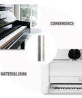 Six Piece Heavy Duty Piano Hinges Forged From Solid Iron For Tough Jewelry Boxes And Travel Luggage Rugged Construction Keeps Things Locked Tight During A 180 Degree Open with black and silver finishes
