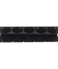 Top Notch Wall Mount Storage Rack For Spray Bottles And Pneumatic Gear Carbon Steel Garage Organizer displaying four holes.