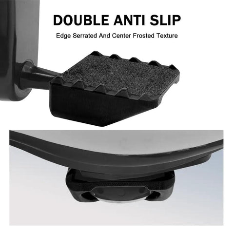 Flat Pedal Converter With Self Locking Mechanism, Ultra Lightweight Anti Slip Pedal Cover For Wahoo SpeedPlay, Black shown in detail