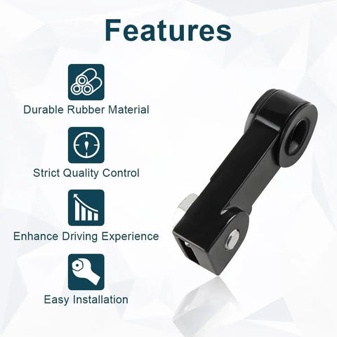 Automatic Transmission Shift Cable Connector Base Bolt On Adapter Replacement 09G321397A displayed with features