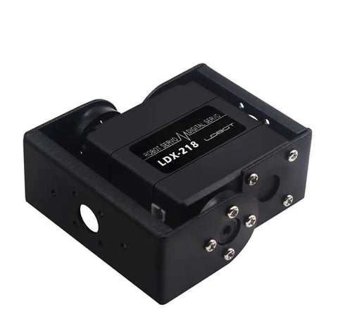 Beefy Heavy Duty Digital Servo With 17Kg High Torque Full Metal Gear Dual Ball Bearings 180 Degree Control for Robotics, close-up view