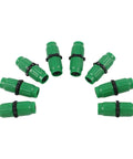 Fix Leaks Fast With These Awesome Expandable Hose Repair Kits For Quick Garden Hose Fixes Perfect For 5/8 And 3/4 Inch Piping To Stop Burst Pipe Issues green plastic hose repair connectors, set of 8