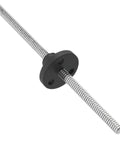 Tr3.5x0.609 Trapezoidal Lead Screw With Nylon Nut for 3D Printers, 0.609mm pitch, 100mm length, 304 stainless steel linear motion part