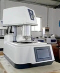 Straight Up Heavy Duty Metallographic Grinding And Polishing Machine With Smooth Variable Speed And 250Mm Prep Plate in lab setting.