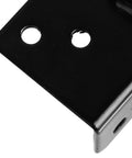Close-up of Tough As Nails Self Locking Gate Latch built from durable stainless steel for secure fence installation.