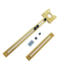 No Sweat Quick Swap Lightweight Alloy Router Circle Cutting Jig And Round Guide Bracket For Cabinet Hardware Jig Fits Edge Trimmer components.