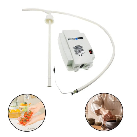 5 Gallon Bottled Water Pump System with 25W Electric Dispenser, Single-Tube Design for Coffee Makers, Refrigerators, Ice Makers, and Faucets, Easy Setup, Backflow Prevention, Safe Food-Grade Materials