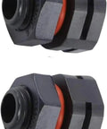 Two Pack IP68 Industrial Breather Vent With M12x1.5 Pressure Equalization Valve Dual Port Moisture Control
