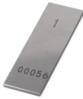 Gauge Block Set For Industrial Measurement Workhorse With High Accuracy 0.5mm To 100mm Range HRC 63 Hardness Built Tough 9mm Thick And 35mm Wide For Machinists And Metrology Labs, 1 mm steel block