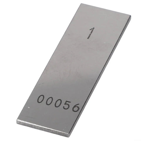 Gauge Block Set For Industrial Measurement Workhorse With High Accuracy 0.5mm To 100mm Range HRC 63 Hardness Built Tough 9mm Thick And 35mm Wide For Machinists And Metrology Labs, 1 mm steel block