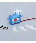 Hella Precise 3.7g Digital Servo Motor 10 Pack Heavy Duty High Torque Miniature Steering Gear For Rc Cars Helicopters Boats Dope Rig Setup With Badass Reliable Drive with screws and accessories on gray background.