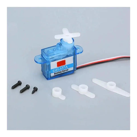 Hella Precise 3.7g Digital Servo Motor 10 Pack Heavy Duty High Torque Miniature Steering Gear For Rc Cars Helicopters Boats Dope Rig Setup With Badass Reliable Drive with screws and accessories on gray background.