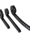 Vorn 2.4 350 3D Printer Cable Chain Set with 2 Pieces 10x11mm and 1 Piece 10x15mm Open Tank Drag Chains, Black PA66 Nylon