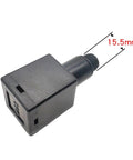 15.5mm Male Threaded Oil Breather Kit For Air Compressors - Black Plastic, Three Eighth Inch Thread, Plug-And-Play Breather, Oil-Resistant And Long-Lasting Body For Smooth Compressor Operation, 15.5mm male thread shown