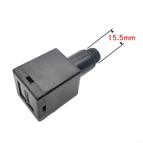 15.5mm Male Threaded Oil Breather Kit For Air Compressors - Black Plastic, Three Eighth Inch Thread, Plug-And-Play Breather, Oil-Resistant And Long-Lasting Body For Smooth Compressor Operation, 15.5mm male thread shown