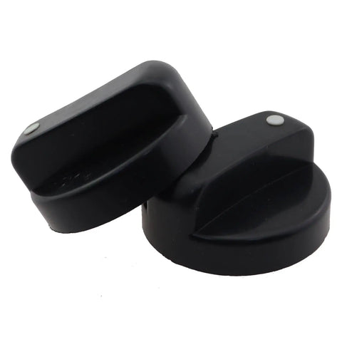 Universal 1.7 Inch Black Patio Heater Control Knob Replacement Part for Outdoor Propane and Natural Gas Heaters Fireplaces and Gas Grills Easy Install