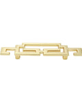 Gold Zinc Alloy Drawer Pulls 4.2 Inch Long Cabinet Handles With 64mm Center To Center Mounting Holes Pack Of 2 Screws Included