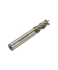 Rannb square end mill cutter, 3/8 in cutting diameter, 3/8 in shank, 4-flute straight cutter.