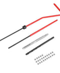 30 Piece M2.5x0.45 Stainless Steel Thread Repair Kit With Spiral Drill Screw Tap Wrench Break Pin Tool Hex Wrench And 25 Thread Inserts