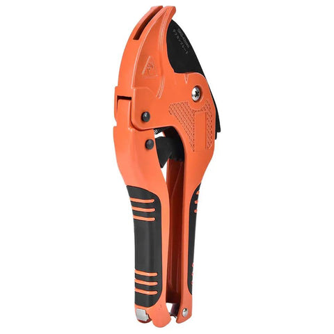 Manganese Steel Pipe Cutter With 42mm Opening For PVC PPR Gas Pipes Beefy Heavy Duty Hand Cutting Tool shown standing upright