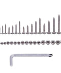780 Piece Stainless Steel Sheet Metal Screws Assortment Kit Pan Head Self Tapping Screws In Sizes 4 6 8 10 304 Stainless