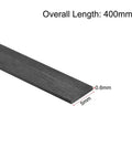 Carbon Fiber Strip Bars 0.6x5mm 400mm Pultruded Carbon Fiber Strips Ideal For Kites And RC Airplanes, product dimensions displayed.