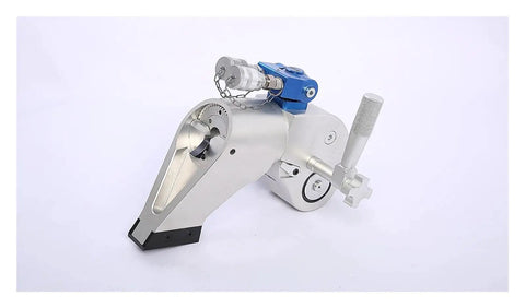 Heavy Hitter Hydraulic Torque Wrench One Point Five Inch Square Drive, industrial tool for heavy load bolting, with aluminum finish.