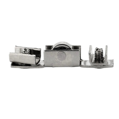 30 Pack Glass Sliding Barn Door Rollers With H Shape Wheel 10mm Diameter Heavy Duty Casters for Furniture Hardware close-up view