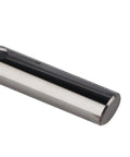 Close-up of Precision Professional Grade Heavy Duty 2 Flute Compression Spiral Carbide Router Bit with smooth finish.