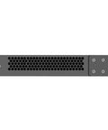Straight Up Badass 1U Rack Mount Mini Pc Firewall Router Leveraging Intel Twin Lake N150 And Ddr5 Memory With Four 2.5 GbE Lan Ports For Rock Solid Esxi Networking, side view of metal chassis with ventilation holes.
