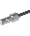 Round Shank Hammers Adapter With Two Slots Drill Bit Shaft Arbor Connector for Earth Auger Head Power Tools