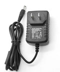 9V DC 1A Power Supply Adapter For Guitar Effects Pedals Center Negative Tip Universal AC Input 100 to 240V on white background