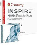Box of Cranberry Inspire Nitrile Powder Free Examination Gloves