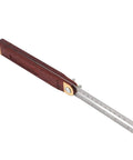 Top Tier Woodworking T Bevel Gauge With Rosewood Handle, Smooth Swing 360 Adjustable Angle Finder Protractor, Inch And Metric Ruler.