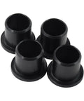 Heavy Duty Flange Bearing Bushing Kit For MTD Troy Bilt Craftsman Cub Cadet Ryobi Huskee Columbia Murray Lawn Tractors And Mowers 741-0660A 941-0660 Drop In Fit 4 Pack Easy Install - set of 4 black bushings