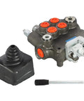 Two-Spool 21 GPM Hydraulic Directional Control Valve For Tractor Loader With Joystick, High-Flow Monoblock Valve product view