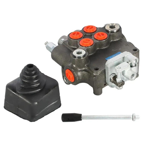 Two-Spool 21 GPM Hydraulic Directional Control Valve For Tractor Loader With Joystick, High-Flow Monoblock Valve product view