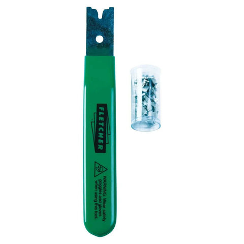 Push Mate Glazier's Point Driver Tool For Wood Frames And Window Sash, Pro Grade Insertion Of Push Points, Triangle Points, And Diamond Points To Secure Glass And Framing Materials With Ease