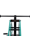 Kickstart Your Metal Fabrication Projects With This Heavy Duty Manual Tube Roller Bender showing ergonomic crank handle and green finish.