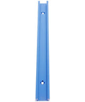 Multifunctional Aluminum T Track Slot Guide for Woodworking, blue aluminum rail with mounting holes, portable design
