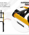 Fat Bike Front Air Suspension Fork For 20 Inch Electric And Mountain Bikes, 4.0 Inch Fat Tire, 140mm Travel, details